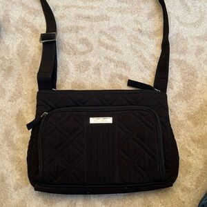 Black quilted shoulder bag.  Vera Bradley